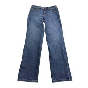 Gloria Vanderbilt Womens All-Around Slimming Effect Jeans Size 8 Straight Leg